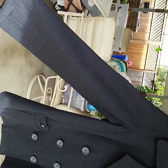 Black Pea coat - Picture 4 of 8